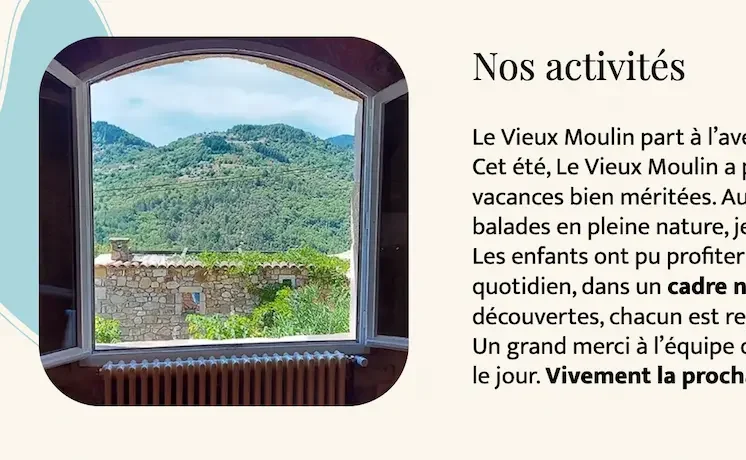Their news, including trips to the Ardèche