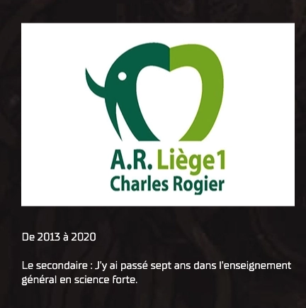 Mon parcours qui a commencer par Liège 1